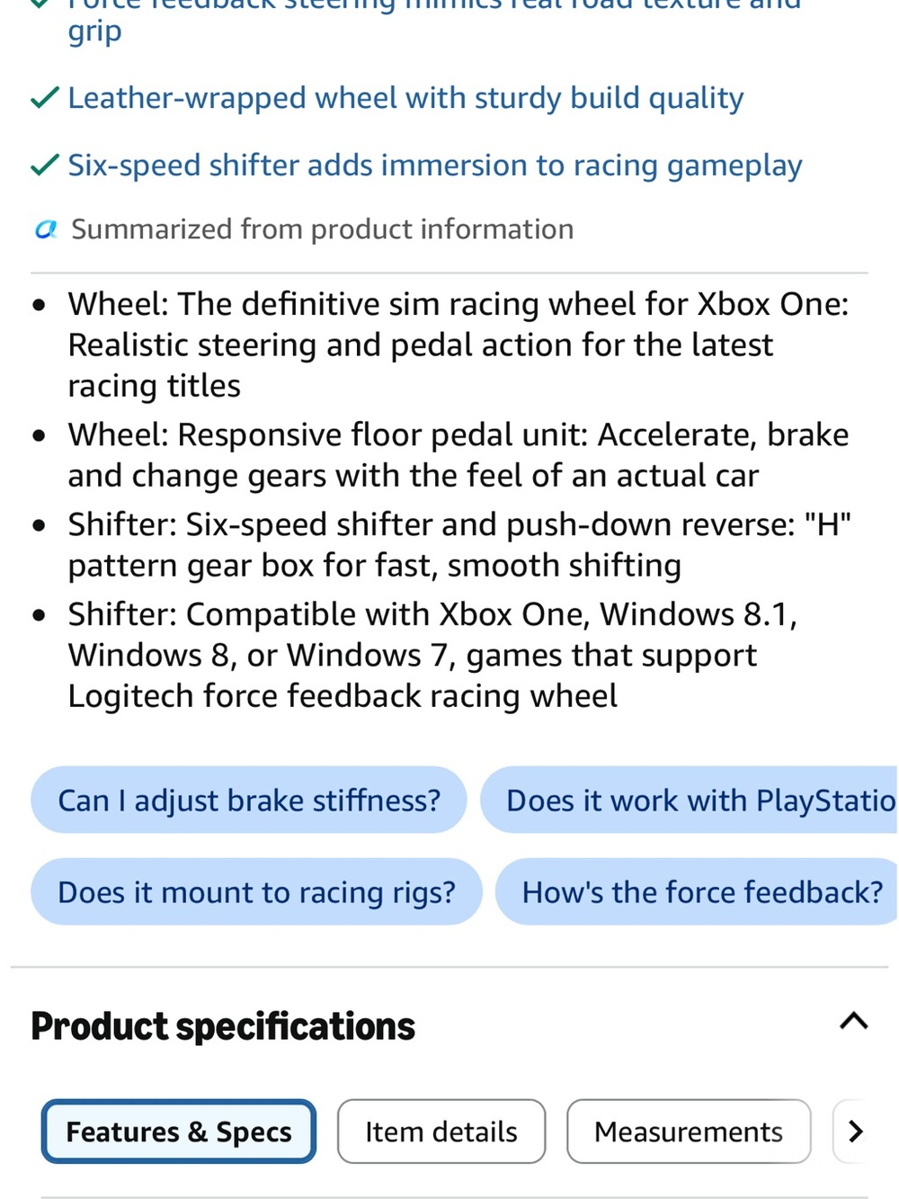 Logitech Black Racing Wheel, Pedals & Shifter Bundle - Picture 2 of 3